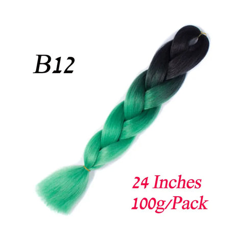 Synthetic Jumbo Braiding Hair Extension " Heat Resistant