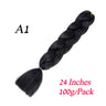 Synthetic Jumbo Braiding Hair Extension " Heat Resistant