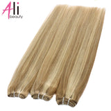 Straight Blonde Human Hair Weave Brazilian Remy Human
