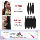 Alororo Ombre Pre Stretched Braiding Hair Synthetic Hair