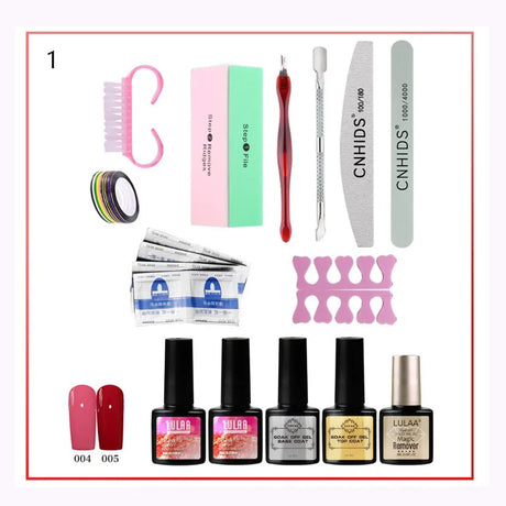 Manicure Set W Uv Led Lamp Dryer With