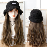 As Syntheti Curly Hair Lamb Wool Fisherman Hat