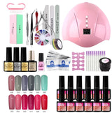 Manicure Set W Uv Led Lamp Dryer With