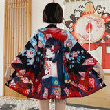 Japanese Kimono Traditional Clothing Crane Carp Anime Kimono