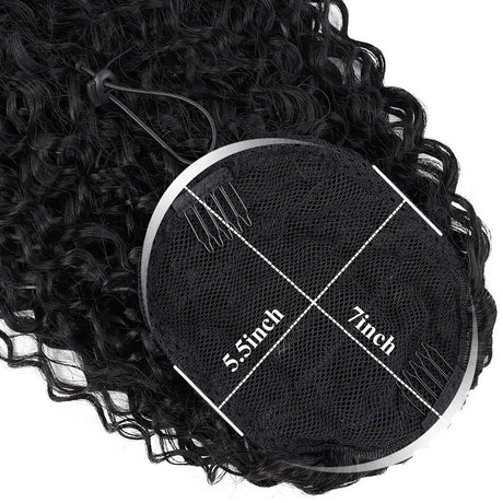 Curly Ponytail Extensions Clip In Synthetic Drawstring Ponytail