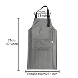 Adjustable Tattoo Apron With Neck Straps Tools Pockets