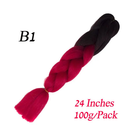 Synthetic Jumbo Braiding Hair Extension " Heat Resistant