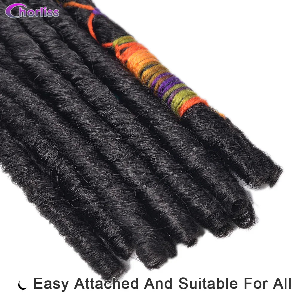 Jumbo Faux Locs Synthetic Crochet Braids Hair Extension