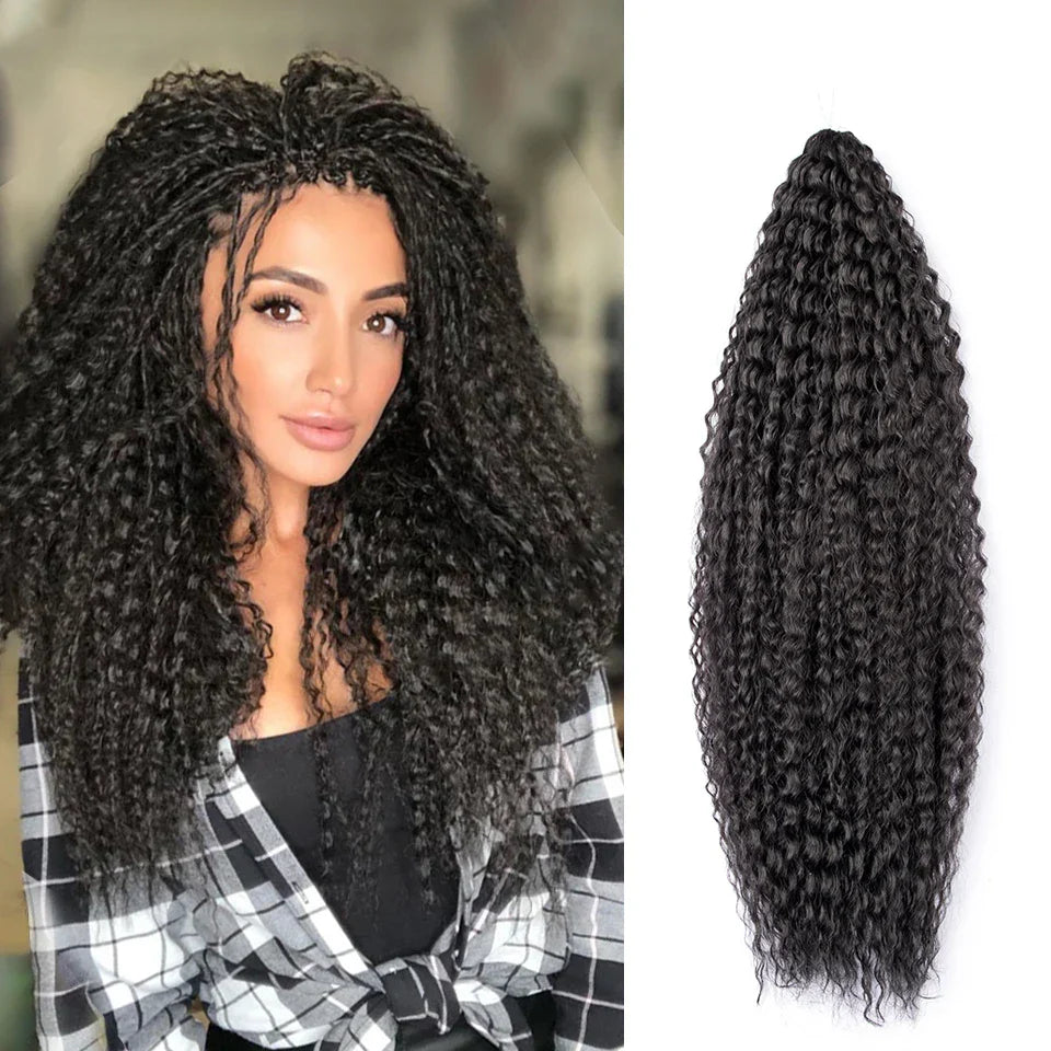 Brazilian Braids Synthetic Curl Hair Soft Braiding Extension