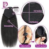 Racily Hair Brazilian Afro Kinky Straight Pony Tail