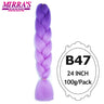 24inch Ombre Hair For Braids 5Pcs Box