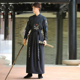 Japanese Vintage Kimono Samurai Cosplay Clothing Woman Man