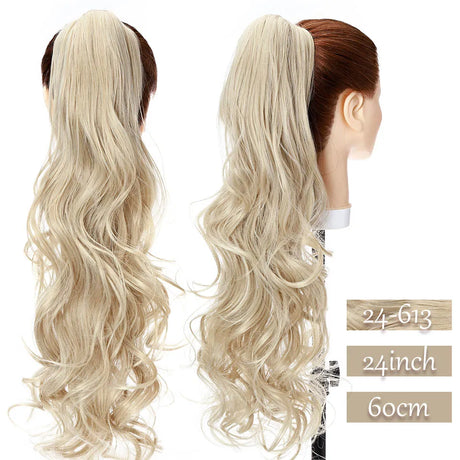 S-Noilite Synthetic Long Wavy Fake Ponytail Extension Hair