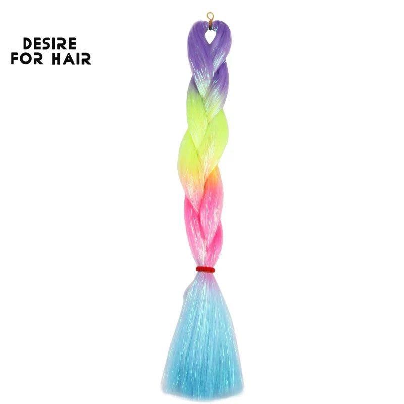 Desire For Hair Packs Synthetic Braiding Hair Christmas