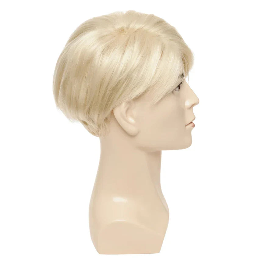 Gres Short Blonde Wigs Men Synthetic Wig Male