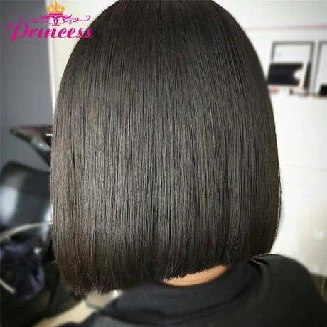 Straight Bob Human Hair Wigs Lace Closure