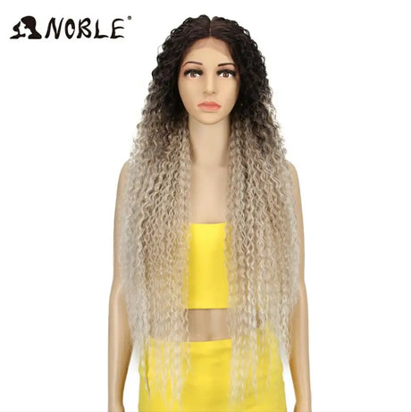 Noble Synthetic Lace Front Wig Long Curly Wig