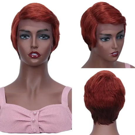 Rebecca Short Bob Wig Pixie Cut Wig Straight