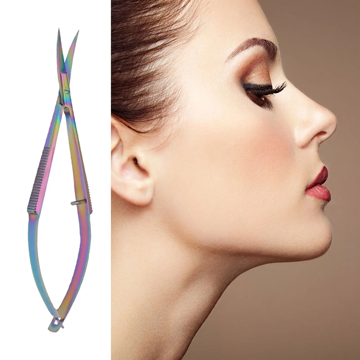 Stainless Steel Scissors Squeeze Straight Cuticle Scissor Dead