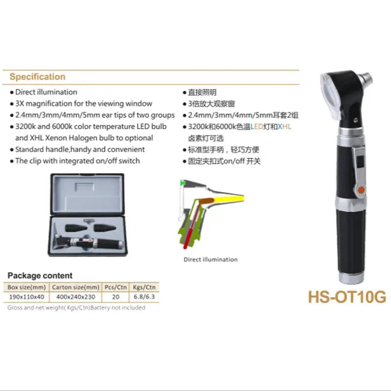 Otg Medical Household High-Quality Otoscope Tools Professional Otoscope