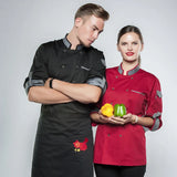 Chef Shirt Chef Jacket Long Adjustable Sleeve Men