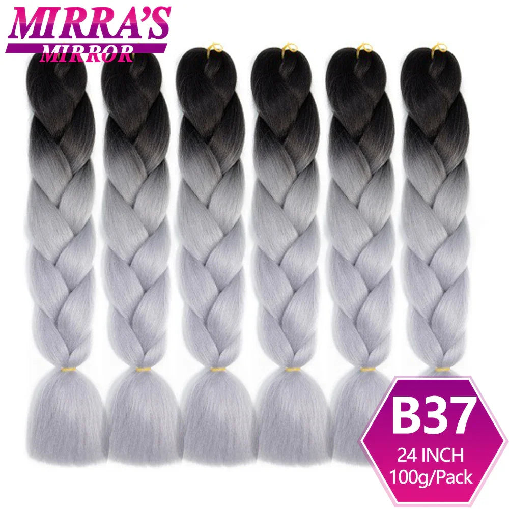 Bundles Jumbo Braiding Hair Extensions Synthetic Hair Braids