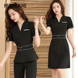 Esthetic Uniform Summer Short Sleeve Beauty Salon Suit