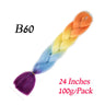 Synthetic Jumbo Braiding Hair Extension " Heat Resistant