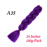 Synthetic Jumbo Braiding Hair Extension " Heat Resistant