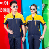 Summer Work Clothing Men Working Coveralls Reflective Tape