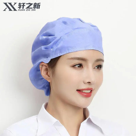 Cute Elastic Kitchen Work Hats Restaurant Breathable Chefs