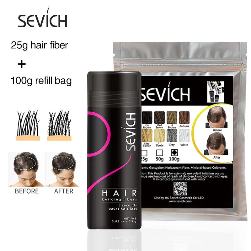 Sevich G Hair Fibers Color Keratin Hair Building