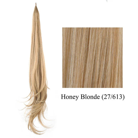 Soowee Long Synthetic Hair Extension Blonde Wrap Pony