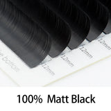 Lagee Flat Ellipse Eyelashes Extensions Matte Black Split