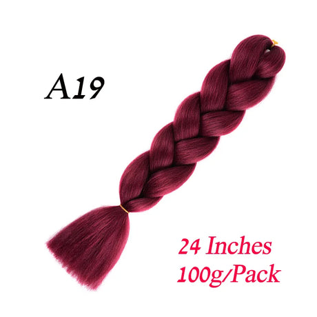 Synthetic Jumbo Braiding Hair Extension " Heat Resistant