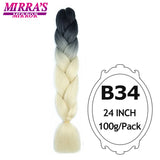 24inch Ombre Hair For Braids 5Pcs Box