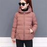Short Hooded Cotton Jacket Women Parka Coats Autumn