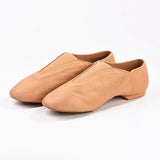 Central Gore Geninue Leather Slip On Dance Jazz