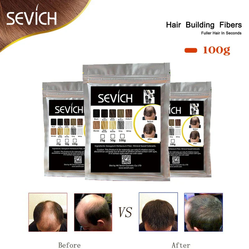 Sevich G Hair Fibers Color Keratin Hair Building