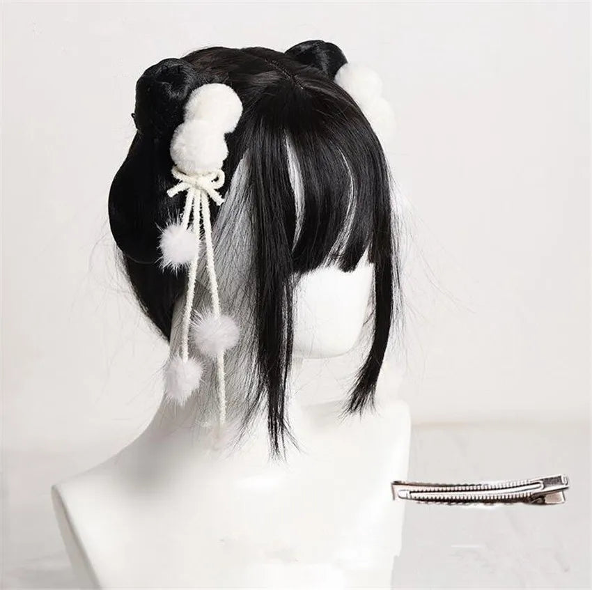 Lolita Tassel Pom Pom Trim Lolita Girl Hair