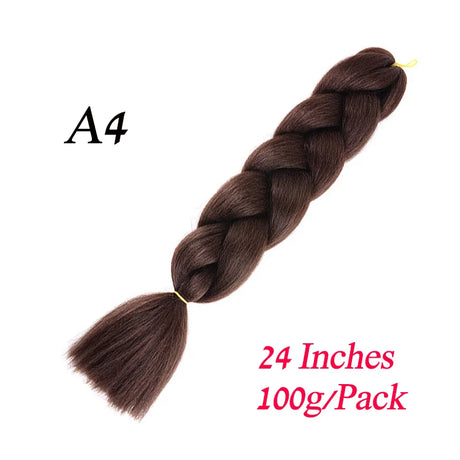 Synthetic Jumbo Braiding Hair Extension " Heat Resistant