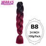 24inch Ombre Hair For Braids 5Pcs Box