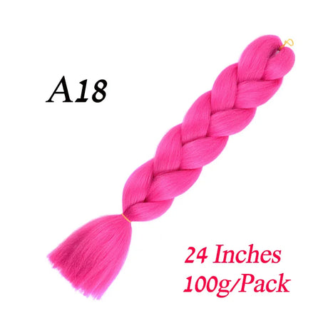 Synthetic Jumbo Braiding Hair Extension " Heat Resistant