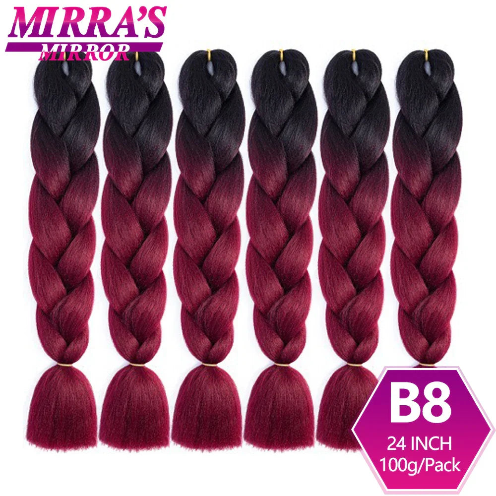 Bundles Jumbo Braiding Hair Extensions Synthetic Hair Braids