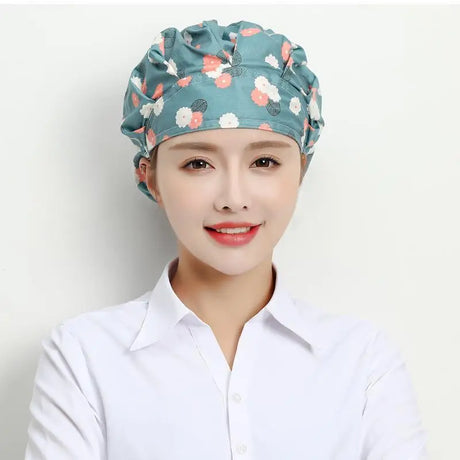 Cute Elastic Kitchen Work Hats Restaurant Breathable Chefs