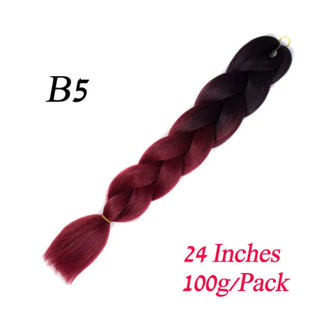 Synthetic Jumbo Braiding Hair Extension " Heat Resistant