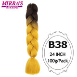 24inch Ombre Hair For Braids 5Pcs Box