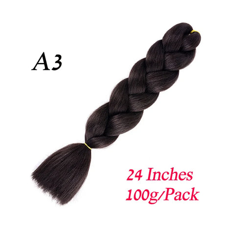 Synthetic Jumbo Braiding Hair Extension " Heat Resistant