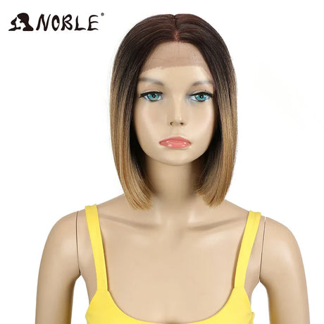 Noble Cosplay Synthetic Lace Wig Cosplay Wig Short