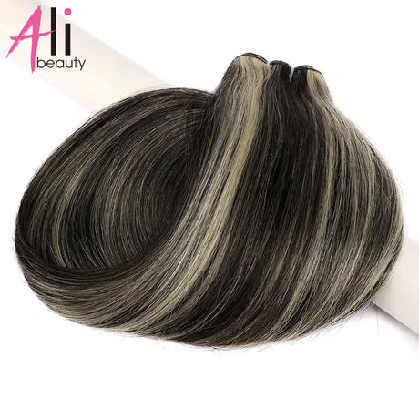 Straight Blonde Human Hair Weave Brazilian Remy Human